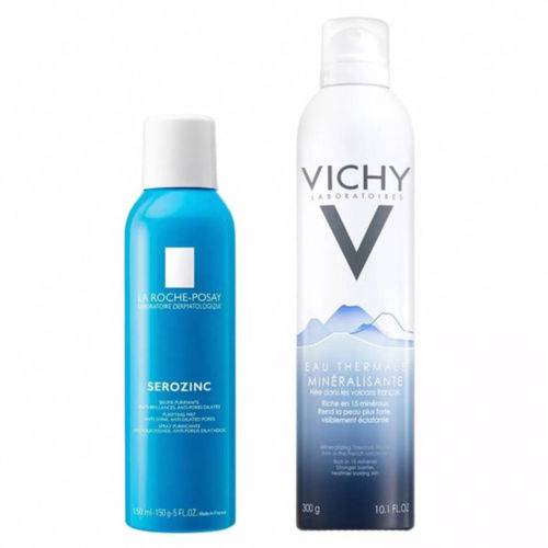 Spray Purificante Serozinc 150ml + Água Termal 300g Vichy