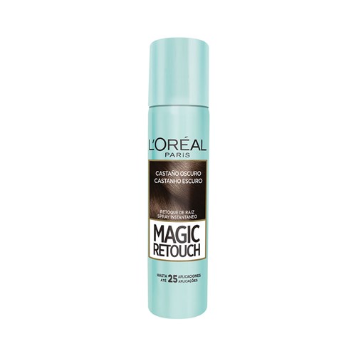 Spray Retoque de Raiz Instantâneo Magic Retouch Castanho Escuro L'oréal Paris 75G