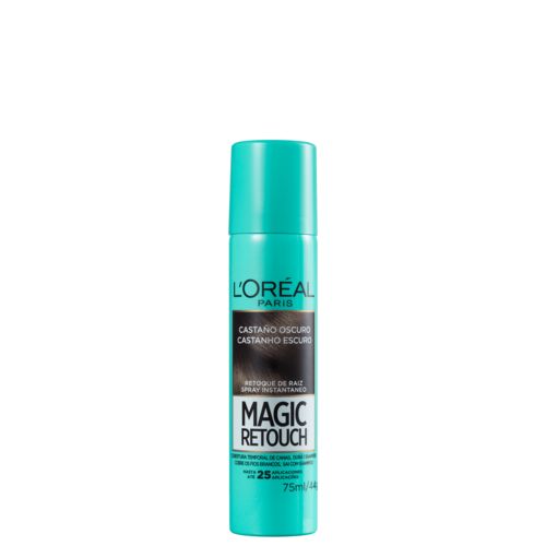 Spray Retoque de Raiz Instantâneo Magic Retouch Castanho Escuro L'Oréal Paris