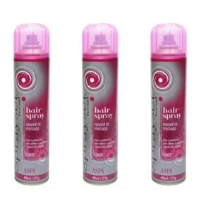 Sprayset Hair Spray Forte 400ml - Kit com 03