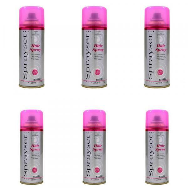 Sprayset Hair Spray Forte 250ml (Kit C/06)