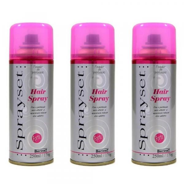 Sprayset Hair Spray Forte 250ml (Kit C/03)