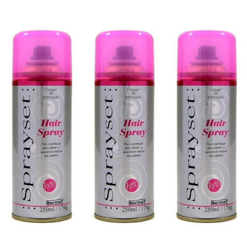 Sprayset Hair Spray Forte 250ml (kit C/03)