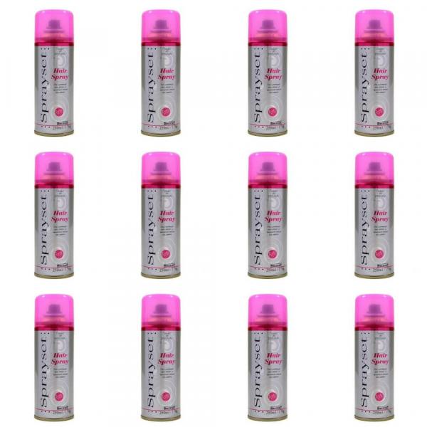 Sprayset Hair Spray Forte 250ml (kit C/12)