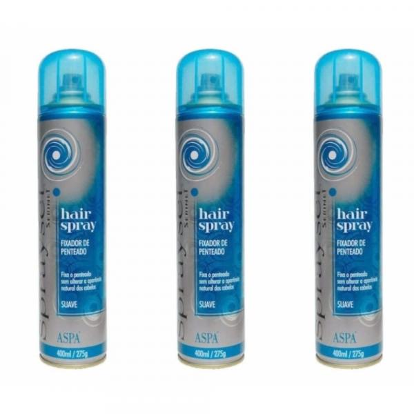 Sprayset Hair Spray Suave 400ml (Kit C/03)