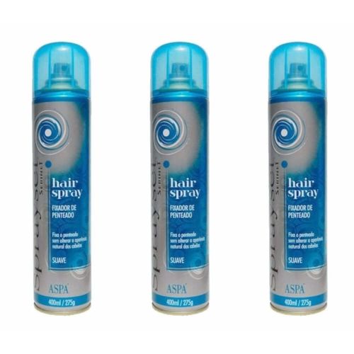 Sprayset Hair Spray Suave 400ml (kit C/03)