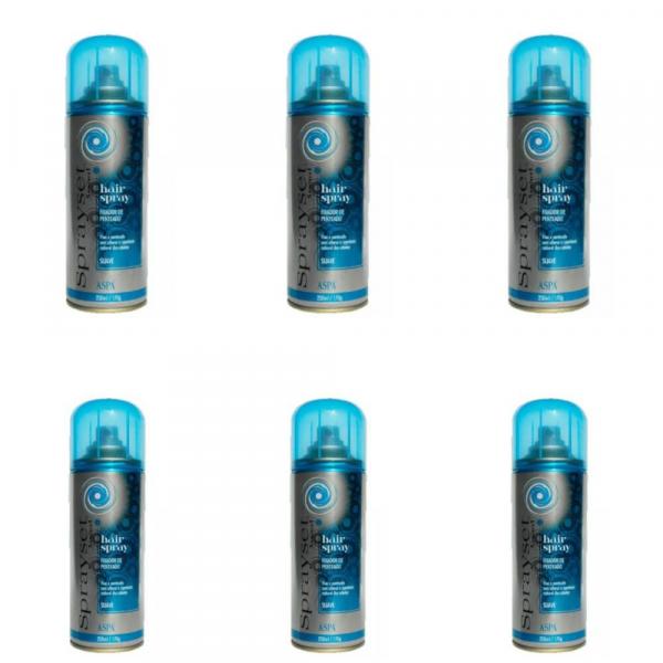 Sprayset Hair Spray Suave 250ml (Kit C/06)