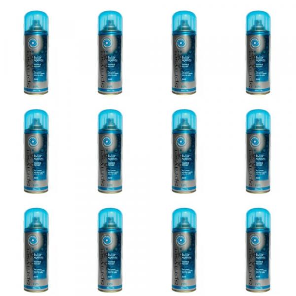 Sprayset Hair Spray Suave 250ml (Kit C/12)