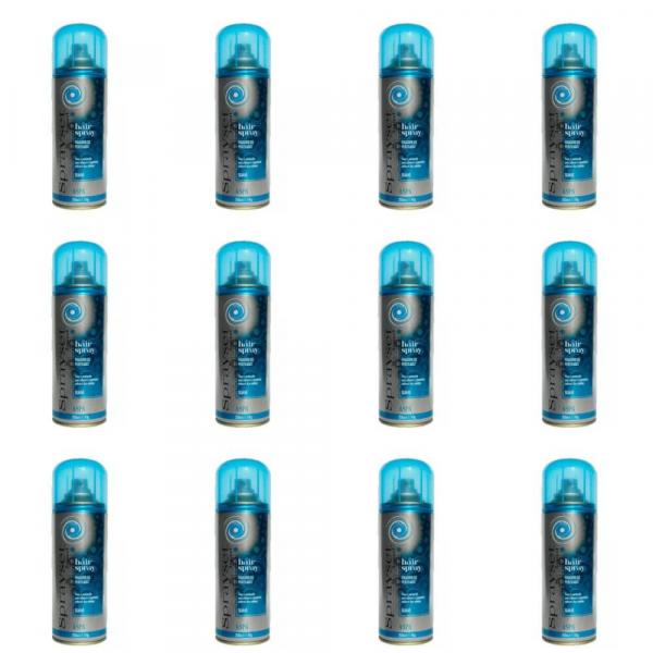 Sprayset Hair Spray Suave 250ml (Kit C/12)