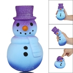Squishies Galaxy Snow Man lenta ascens?o dos desenhos animados Creme Perfumado Stress Relief Brinquedos