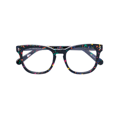 Stella McCartney Eyewear Óculos de Grau com Padronagem - Preto