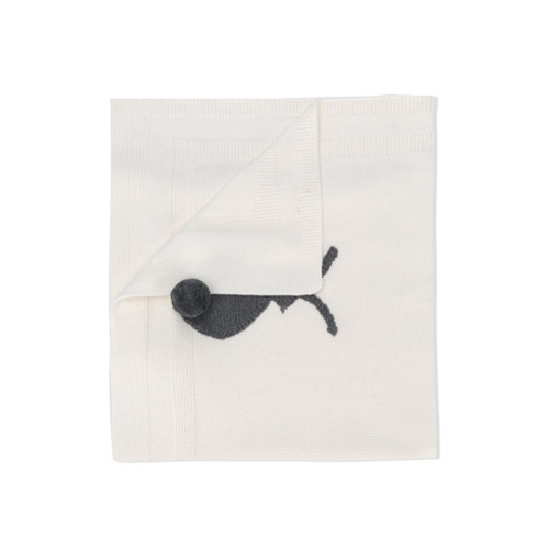 Stella McCartney Kids Embroidered-rabbits Blanket - Branco