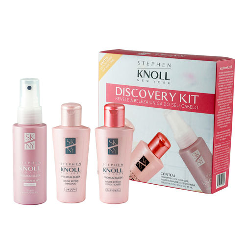 Stephen Knoll Discovery Color Repair Kit - Sh + Cond + Leave-in + Sachê