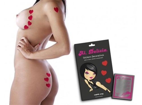 Sticker Adesivo Comestível Ai, Delícia | Cupido