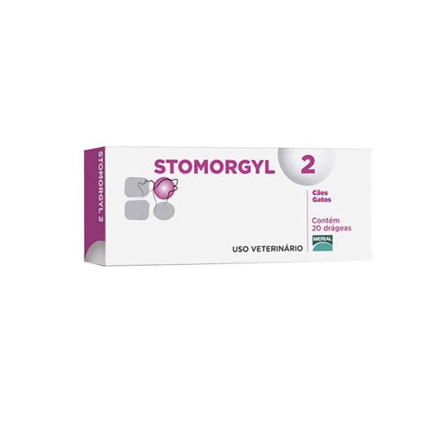 Stomorgyl 2mg 20 Comprimidos Boehringer Antibiótico Cães e Gatos