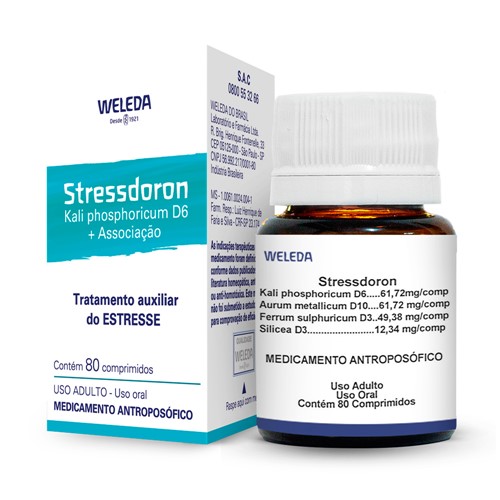 Stressdoron Weleda com 80 Comprimidos