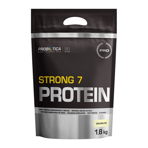 Strong 7 Protein Probiótica Baunilha 1,8kg