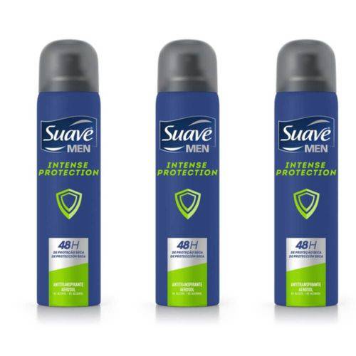 Suave Protect Desodorante Aerosol Men 87g (kit C/03)