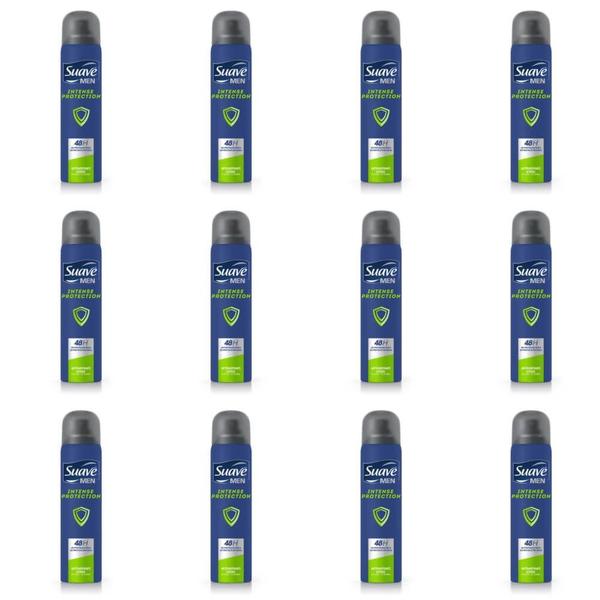 Suave Protect Desodorante Aerosol Men 87g (Kit C/12)