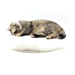 Suave silicone Mint Toy Cat peixe gato Pet Teether de Silicone Pet Toy Grams