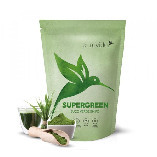 Suco Verde em Pó SuperGreen Puravida 100g