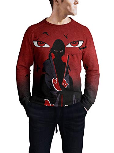 Suéter Estampada Naruto Itachi Uchiha (G)