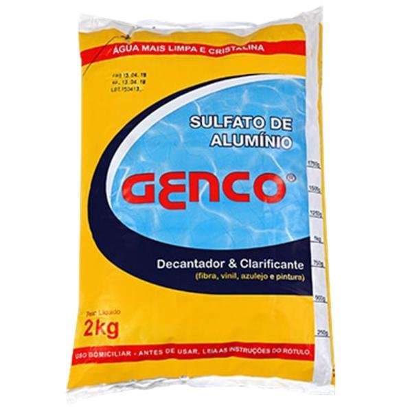 Sulfato de Alumínio 2kg Genco