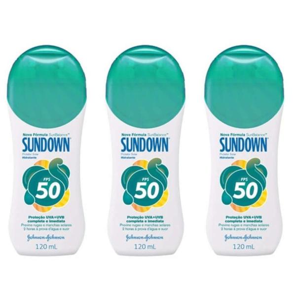 Sundown Fps50 Protetor Solar 120ml (Kit C/03)