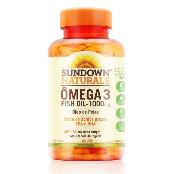 Sundown Omega 3 Fish Oil 1000 Mg C/180