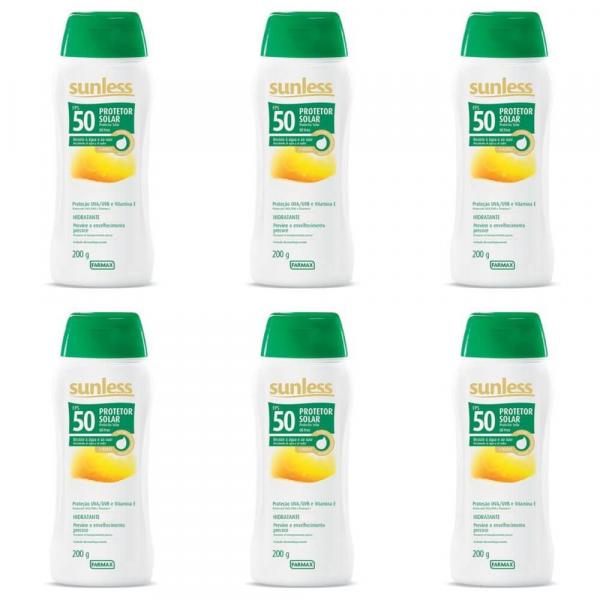 Sunless Fps50 Oil Free Protetor Solar Loção 200ml (Kit C/06)