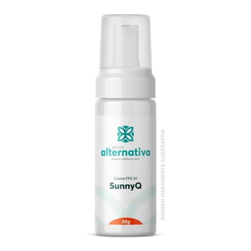 Sunnyq - Creme Fps 30 com Lipossomas de Coenzima Q10 2% 30G