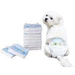 Super-absorvente Pet Fraldas Dog Pants Seco e respirável Fralda 10 pçs / set