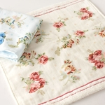 Super absorvente Rose Impressão Flor Pure toalha de algodão macio Wash banho para casa de banho Hotel