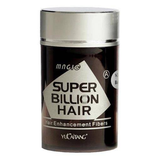 Super Billion Hair Fibra 25g Billion Hair - Disfarce para Calvície Castanho Escuro