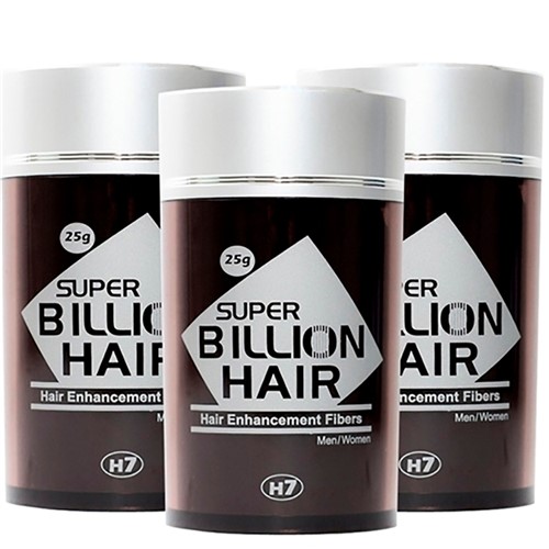 Super Billion Hair Kit 3 Unidades 25g - Castanho Escuro
