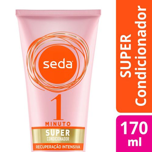 Super Condicionador Seda Recuperação Intensiva 170ml CO SEDA SUPER 1 MINUTO 170ML-FR RECUP INTENSIVA