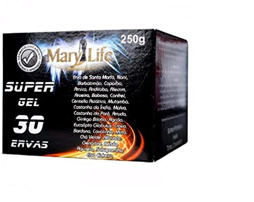 Super Gel 30 Ervas 250 Gr - Mary Life
