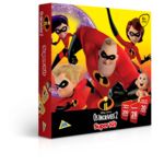 Super Kit com Quebra-cabeça - Dominó - Jogo da Memória - os Incríveis 2