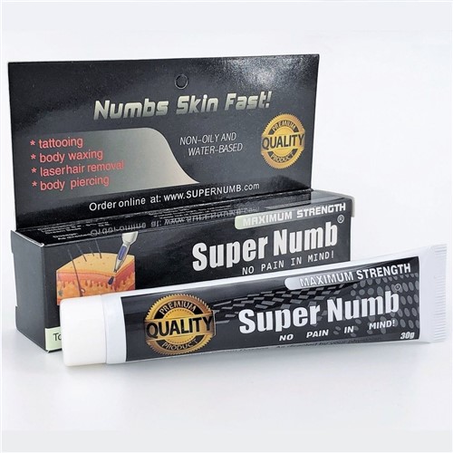 Super Numb 30G Forte - Poder Anestésico Rápido e por Mais de 4H