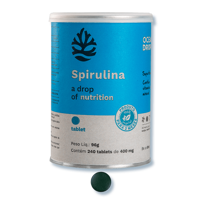 Super Spirulina 240 Tablets (400mg) - Ocean Drop