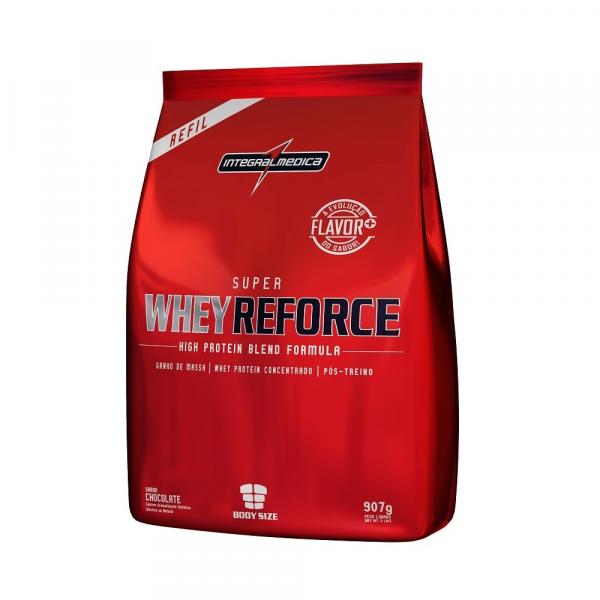 SUPER WHEY REFORCE 907g REFIL - CHOCOLATE - Integralmedica