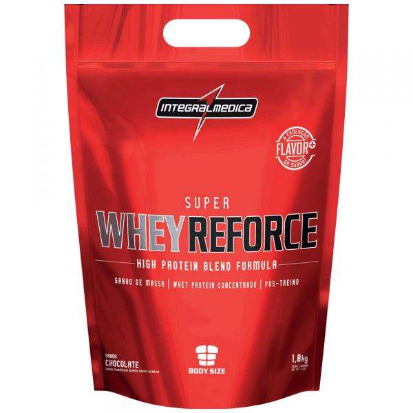 Super Whey Reforce - Refil 1800G - Body Size - Integralmédica - Chocolate