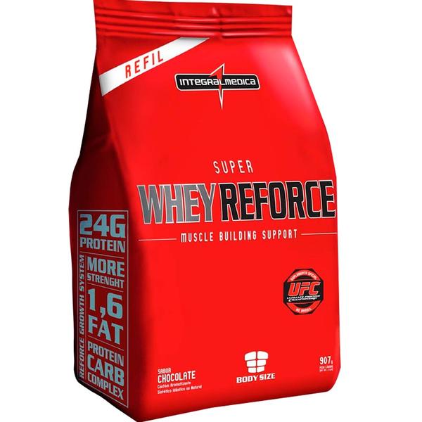Super Whey Reforce - Refil 907G - Body Size - Integralmédica - Chocolate