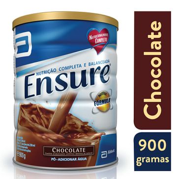 Suplemento Abbott Adulto Ensure Pó Sabor Chocolate 900g