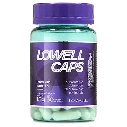 Suplemento Alimentar Lowell Caps 15g com 30 Cápsulas