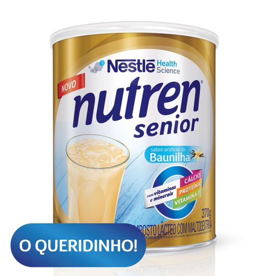 Suplemento Alimentar NUTREN SENIOR Baunilha 370g