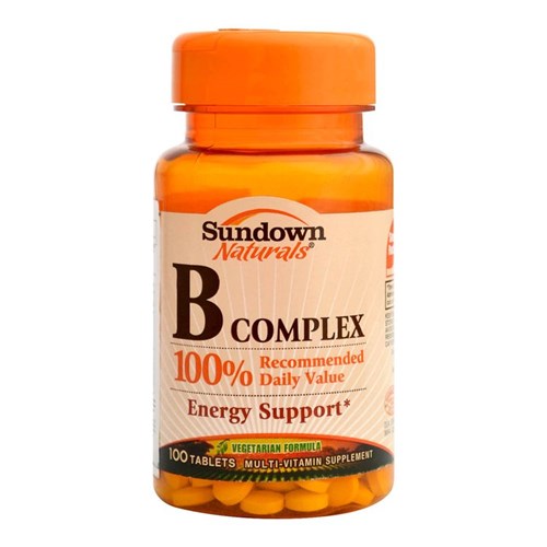 Suplemento Alimenticio Sundown B-complex 100%, 100 Tabletas