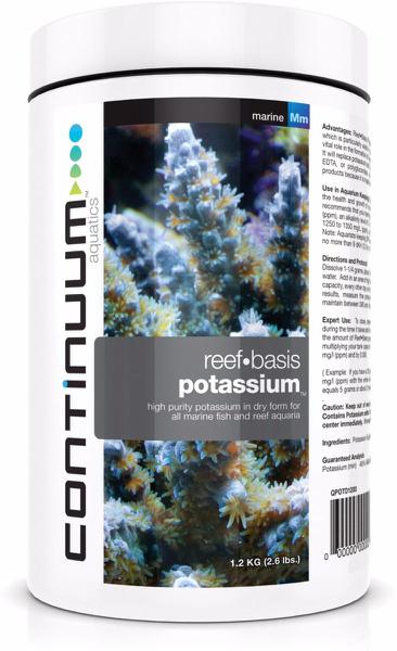 Suplemento de Potássio Continuum Reef Basis Potassium Dry 600g
