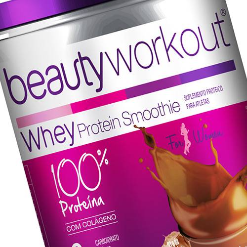 Suplemento de Proteina Beautyworkout Whey Protein de Chocolate 400g - Beauty'In