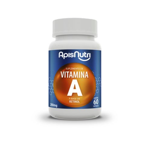 Suplemento de Vitamina a 60 Capsulas Apisnutri